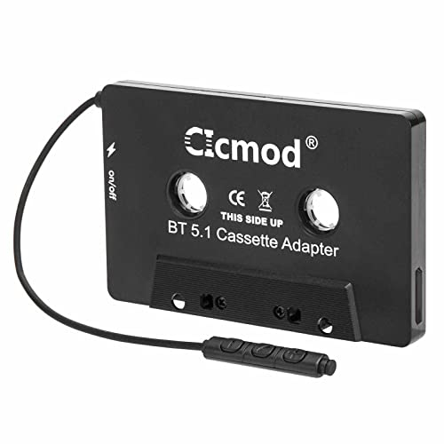 CICMOD Adattatore Cassette per Auto Bluetooth 5.1 microfono incorporata Vivavoce