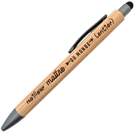 Ernestine - Personalisierbarer Touchscreen-Stift, Originalmeister – Geschenk für Lehrer und Lehrerin – Geschenk für die Schule – Geschenkidee für Lehrer – Lehrerstift – Geschenke Dankeschön