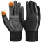 100% Fahrradhandschuhe Herren Damen Warme Winterhandschuhe mit Gepolsterter Touchscreen Radsporthandschuhe Winddichte Laufhandschuhe rutschfeste Sporthandschuhe, Klettern Handschuhe, Schwarz, XL