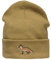 (A) Strickmütze Herren & Damen : Fuchs - Jagdmütze Jäger Geschenke Jagd Zubehör - Beanie Männer Mütze Winter (Braun)