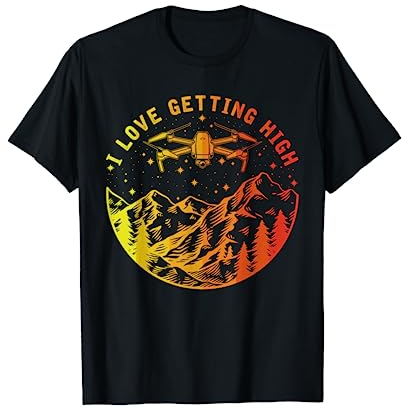 Drohne Pilot Lustig Retro Drohne T-Shirt