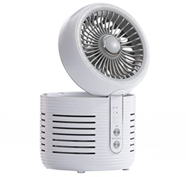 Daewoo 2In1 Air Purifier With Fold Out Cooling Fan, Ultra Quiet, 3 Speed Settings, HEPA 11 Filter That Captures Allergens, Pet Hair, Smoke, Odour And Large Dust Particles For Cleaner, Breathable Air
