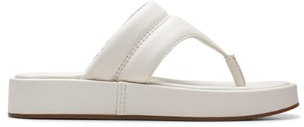 Clarks Damen Alda Walk Sandale, Off White Lea, 39 EU