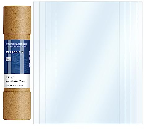 ANYCUBIC 5 PCS NFEP Film 3D Drucker Zubehör Ersatzteile | für 10,1 Zoll Resin 3D Drucker Photon Mono M5、M5s、M5s Pro、M7、M7 Pro (unterstützt kein Hochgeschwindigkeitsdrucken)