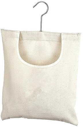 JISADER Tasche, Wäscheklammerhalter, Holz-Metall-Wäscheklammern, Tasche, Aufbewahrung, Organizer, Aufbewahrungstasche für Zuhause,
