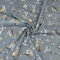 Textrend Baumwollstoff Meterware - Stoff zum Nähen - 100% Baumwolle - Textilien 1x1.6m - Stoffe Meterware - Katzen und Hunde Muster (Beige und weiße Katzen auf einem dunkelgrauen Hintergrund)