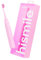 HISMILE Brosse à dents électrique, 3 modes de brossage, minuterie intelligente, rechargeable, poils doux effilés, mode mémoire (rose)