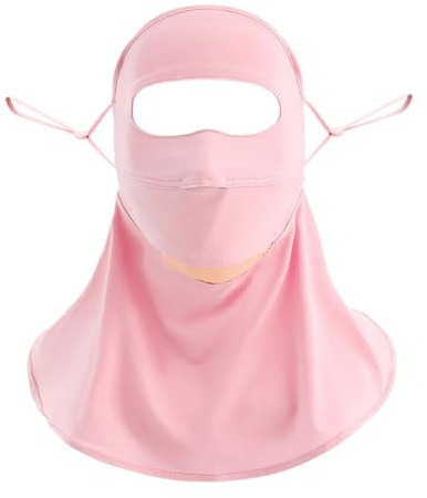 Genikeer Winddichte Gesichtsabdeckung, UV Schutz Gesichtsabdeckung, UPF 50 Ice Silk Sun Cooling Full Head, Halsgamaschen Kopfbedeckung Für Sonnenkühlung, Wandern, Laufen, Radfahren