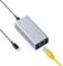 Binardat Adattatore di rete PoE, convertitore IEEE802.3af/at PoE a tipo C, uscita USB C 5V/3A o 9V/2.22A autoadattante con Ethernet, 10/100Mbps, rete cablata e ricarica PD per smartphone/tablet