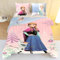 Occzin Kinderbettwäsche, Wende Bettwäsche 135x200cm mit Kopfkissenbezüge 80x80cm Eiskönigin Bettbezug 3D Drucken Bettwäsche Set Mit Reißverschluss 100% Polyester Microfibre Bettwäsche für mädchen