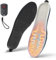 EYECURL Heated Insoles for Men Women|USB Rechargeable Electric Heated Insoles with Remote Control Adjustable Temperature, Cuttable Washable Heating Insoles (Grey, S:35-38CM)