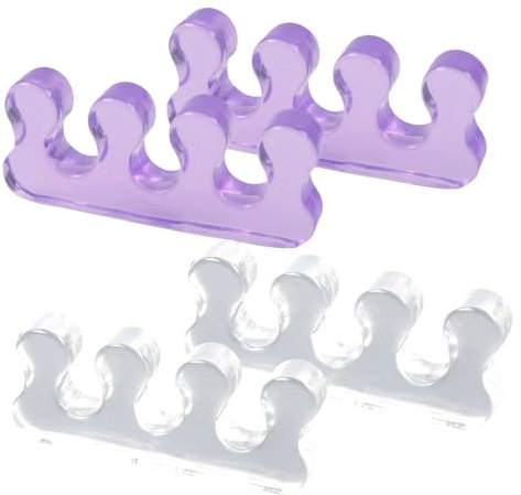 2-Stück Zehenspreizer Pediküre,Toe Separator Correct Toes,Zehentrenner Damen Silikon Pedicure,Zehenspreizer Pediküre,hilfe Auftragen for Nagellack Einwachsen,Pediküre-Schüssel,Maniküre Toe Spacer