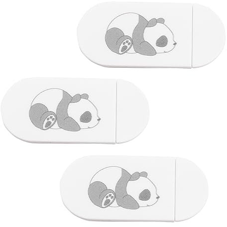 jojofuny Webcam Privacy Cover Set 3pcs Pc Laptop Camera Covers Slide On/off Thin Stick to Camera for Privacy Protection