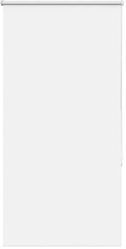 vidaXL Verdunkelungsrollo Weiß 65x130cm Stoffbreite 60,7 cm Polyester, Rollo, Klemmfix, Thermorollo, Verdunklungsrollo, Klemmrollo, Fensterrollo