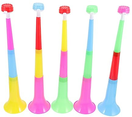 BESPORTBLE 5stücke Kunststoff-trompete Partytröten Aus Kunststoff Lärmmacher Für Junge Mädchen Trompete Spielzeug Partygeschenke Und Dekorationen