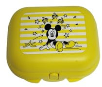 Tupperware To Go Mini-Twin Größe 1 kleine Brotdose Twin Schule Kindergarten (gelb Mickey)