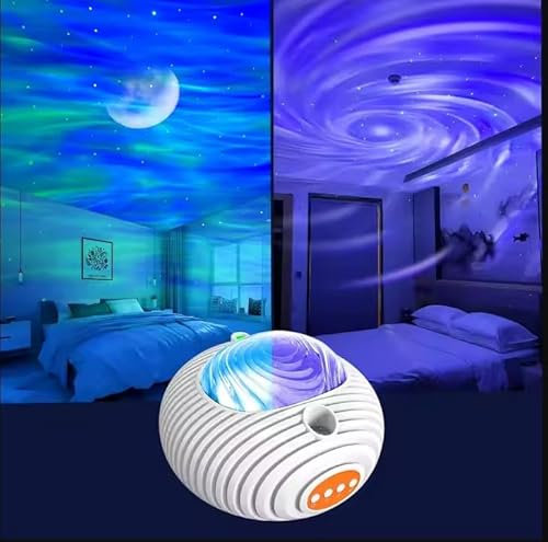 Astro Dreamer Galaxy Projector Night Light with Aurora Effect, 14 Colors, 5 Music Modes, Ceiling, Dynamic Starry Sky Projector, Gifts for Kids