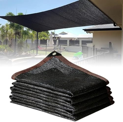 Filet D'ombrage,4x3m Filet Protection Solaire,Voile D'ombrage,Tissu Ombrage Pergola Filet D'ombrage Extérieur,Filet D'ombrage Pergola avec Œillets,Filet de Protection UV,pour Pergola,Terrasse