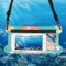 Emiif Waterproof Smartphone Pouch for For beach Activities, Compression Resistant, Soft Touch, Easy Operation (Beach surfing)