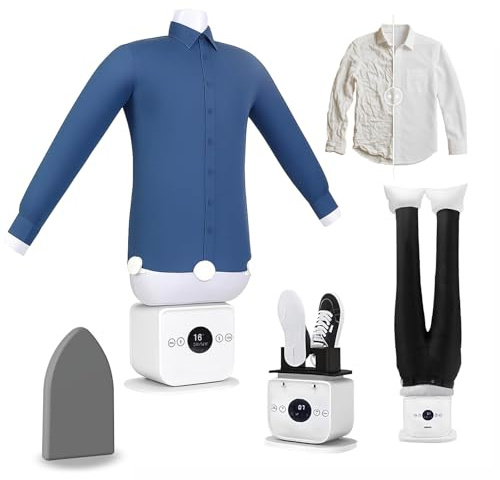 Automatic Shirt Dryer and Ironer for Shirts and Trousers, Easy Drying Manikin, Heating Temperature 60-70°C