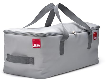 Solis Transport- & Aufbewahrungstasche für 5-in-1 Tischgrill Typ 791 | Fach für Raclette- & Wokpfännchen, Schutz- und Transporttasche, Mit Tragegriffen