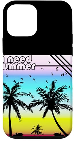 Hülle für iPhone 12 mini Retro Palmen Tropischer Sommer Urlaub Fernweh