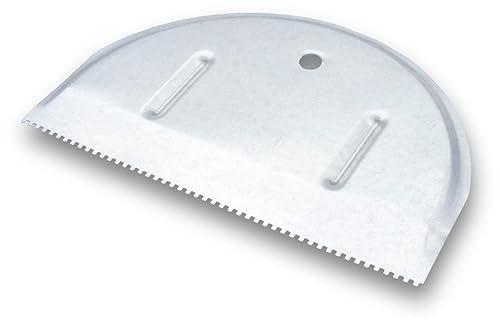 Gezahnter Spachtel -U- 1,5x0,75x0,75 mm, Stahl, 152x102 mm
