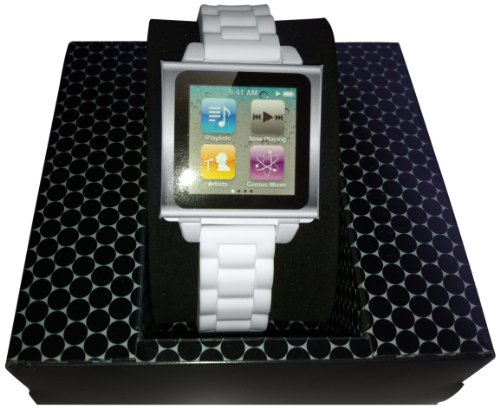 hex-hx1146 WHTE Vision Kunststoff Kunststoff Gurt für iPod nano 6, weiß