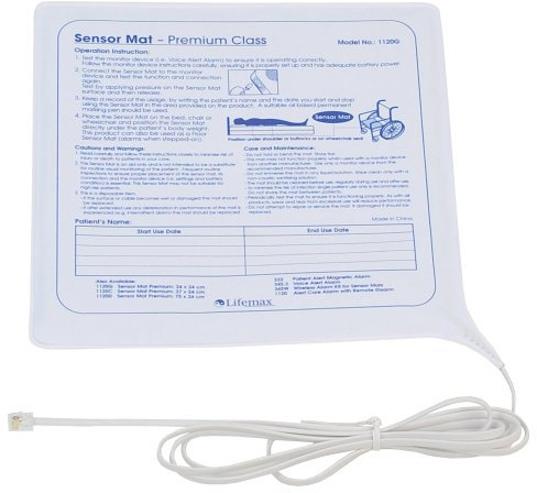 NRS Healthcare small Premium Padded Sensor Mat For Falls/Wandering Monitoring Length 250 mm