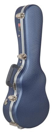Crossrock CRA800TUBL ABS ukulele tenore una custodia rigida, blu