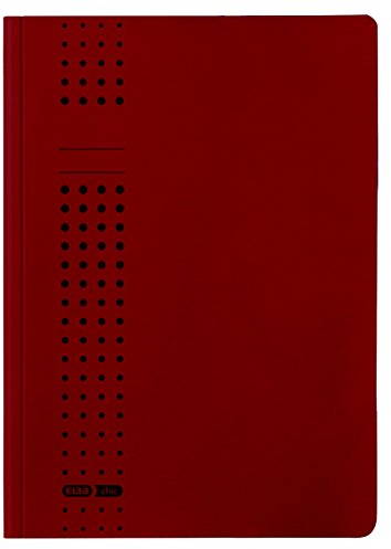 ELBA Sammel-Mappe chic, für A4, aus Karton, 3 Innenklappen, bordeaux, 25er Pack