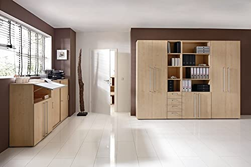 Hammerbacher Schiebetürenschrank 3OH Nussbaum/Nussbaum