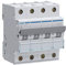 disjoncteur - 3 poles + neutre - 6-10ka - courbe d - 63a - 4m - hager ngn463