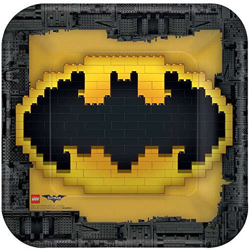 DC Comics LEGO Batman Paper Plate, 23 cm