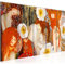 Runa Art Tableau mural XXL Collage Gustav Klimt 200 x 80 cm Rouge 5 Parties - 018555a