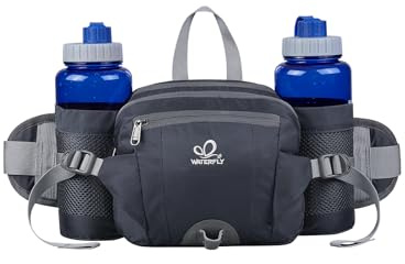 Waterfly Sac Banane Porte Bouteille Sac Ceinture Banane Homme Femme | Bandoulière Amovible, Sport, Voyage, Randonnée, Cyclisme