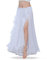 ROYAL SMEELA Chiffon Bauchtanz Rock Damen - Qualitäts Kostüm für Ausbildung, Tanzkleid, Maxi Flamenco Rock Lang für Frauen