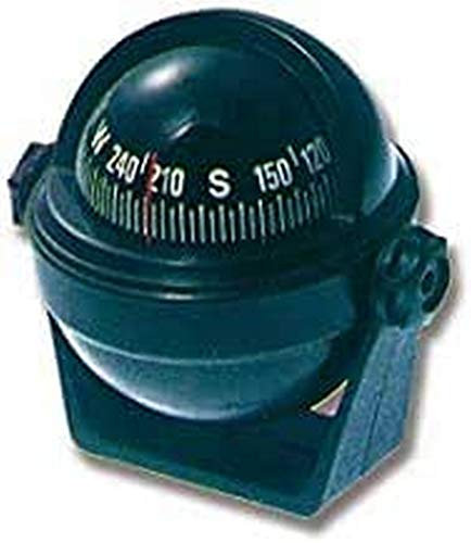 Riviera Kompass Schwarz Serie Stern Typ BS 2 mit Halterung 2 1/2