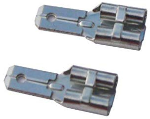 Q-Batteries Faston Adapter Set (2 Stück) 6,3mm Hülse auf 4,8mm Stecker