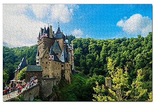 Schloss Burg Eltz Deutschland Puzzle 1000 Teile Holzpuzzle Erwachsene Spielgrafik Reise Souvenir Holz