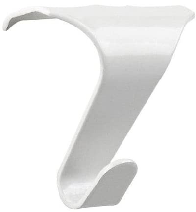 Taskar Large White Picture Rail Hooks for Picture Hanging Pack of 2
