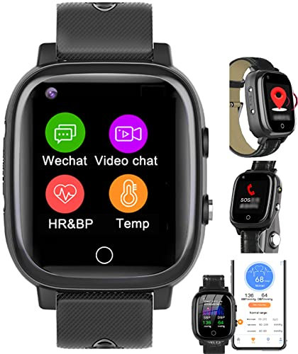 Elderly Smart Watch Fitness Tracker Watch for Dementia Alzheimer's with SOS Emergency Call Button GPS Tracker Fall Detection Smartwatch for Seniors