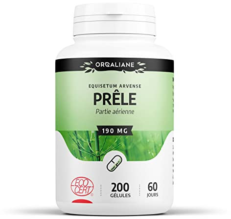 Prêle Bio 190 mg - 200 gélules - Orgaliane