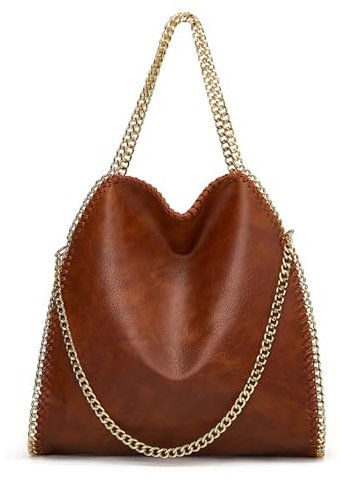 Große Tasche Faltbare Kette Tasche Umhängetasche Schräg Kreuz Damentasche, 6