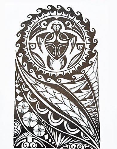 5 Pc Tatouage Ephemere Tribal Tatouage Ephemere Maori Tatouage Ephemere Festival Faux Tatouage