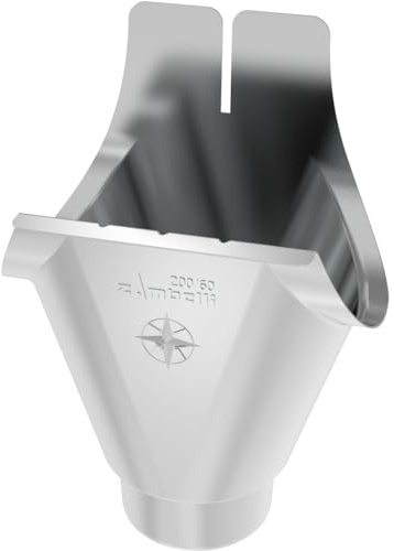 Zink Einhangstutzen 10-tlg (DN 60) 200 Titanzink Rinneneinhangstutzen