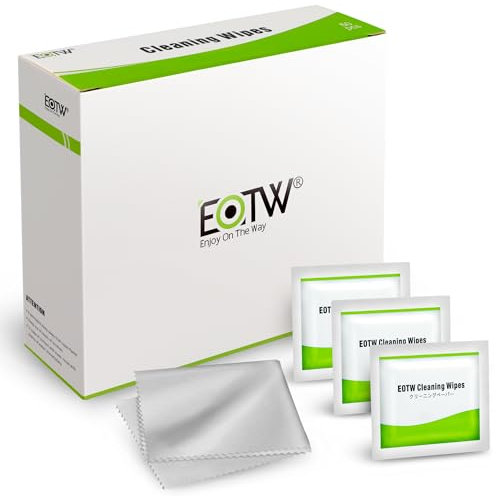 EOTW Toallitas Limpia Gafas, 60 Toallitas Limpiador para Gafas, Pantallas, Lentes, Smartphones, Cámaras, Dispositivos ópticos y Electrónico