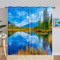 ANHOPE Natur Herbst Wald See Berg Verdunklungsvorhänge mit Ösen Blickdichte Gardinen Thermo Vorhänge Blackout Curtain Weich Wohnzimmer Schlafzimmer Vorhang 2er Set H 245 x B 140 cm