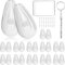 Pretwad Brillen Reparaturset,Brillenreparaturset mit Schrauben,30 Stück Brillen Nasenpads Silikon,30 Stück Schrauben und 1 Schraubendreher,für Brillen Sonnenbrillen Gläser Nasenpad Brille Zube