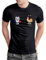 Frankreich T-Shirt „EM 2024“ Trikot Fußball Shirt Herren Damen Unisex Europameisterschaft - personalisiert mit Zahl & Namen - Fanartikel Fan-Outfit, Schwarz, Gr. XXL